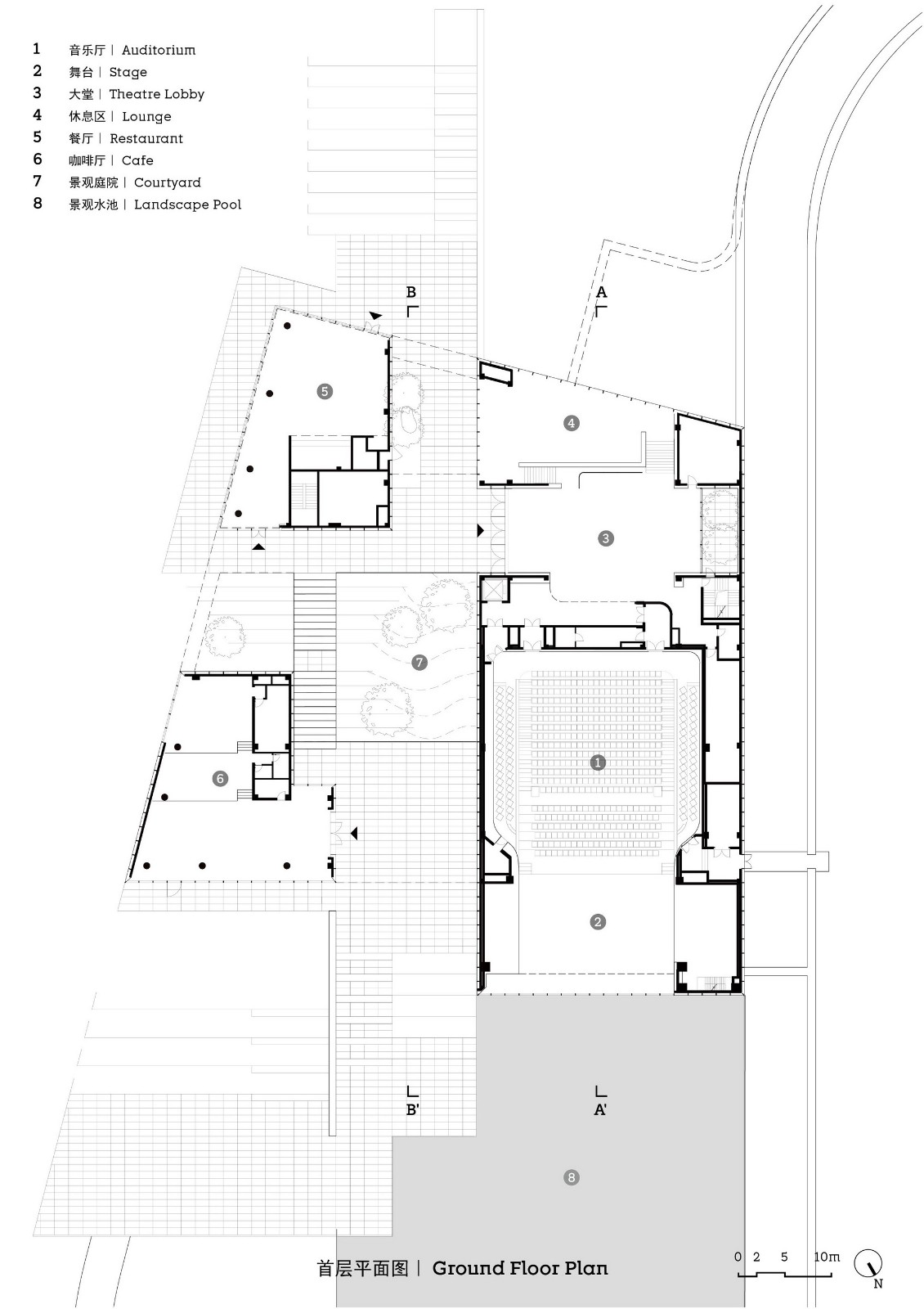 BIM建筑|雅达剧院:山林与舞台 / goa大象设计 BIM建筑|雅达剧院:山林与舞台 / goa大象设计