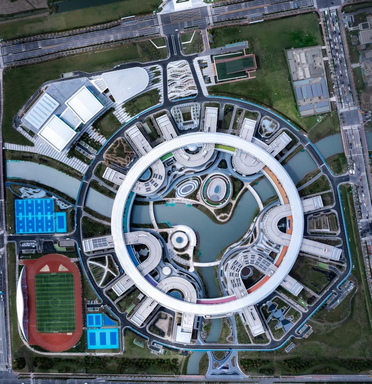 BIM建筑|西交利物浦大学太仓校区 / HPP Architects BIM建筑|西交利物浦大学太仓校区 / HPP Architects