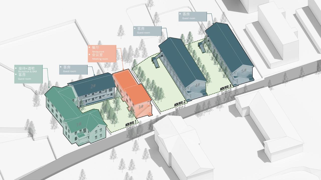 BIM建筑|龙游溪口镇乡村未来社区圃舍·溪口共享民宿 / 上海严旸建筑设计工作室 BIM建筑|龙游溪口镇乡村未来社区圃舍·溪口共享民宿 / 上海严旸建筑设计工作室