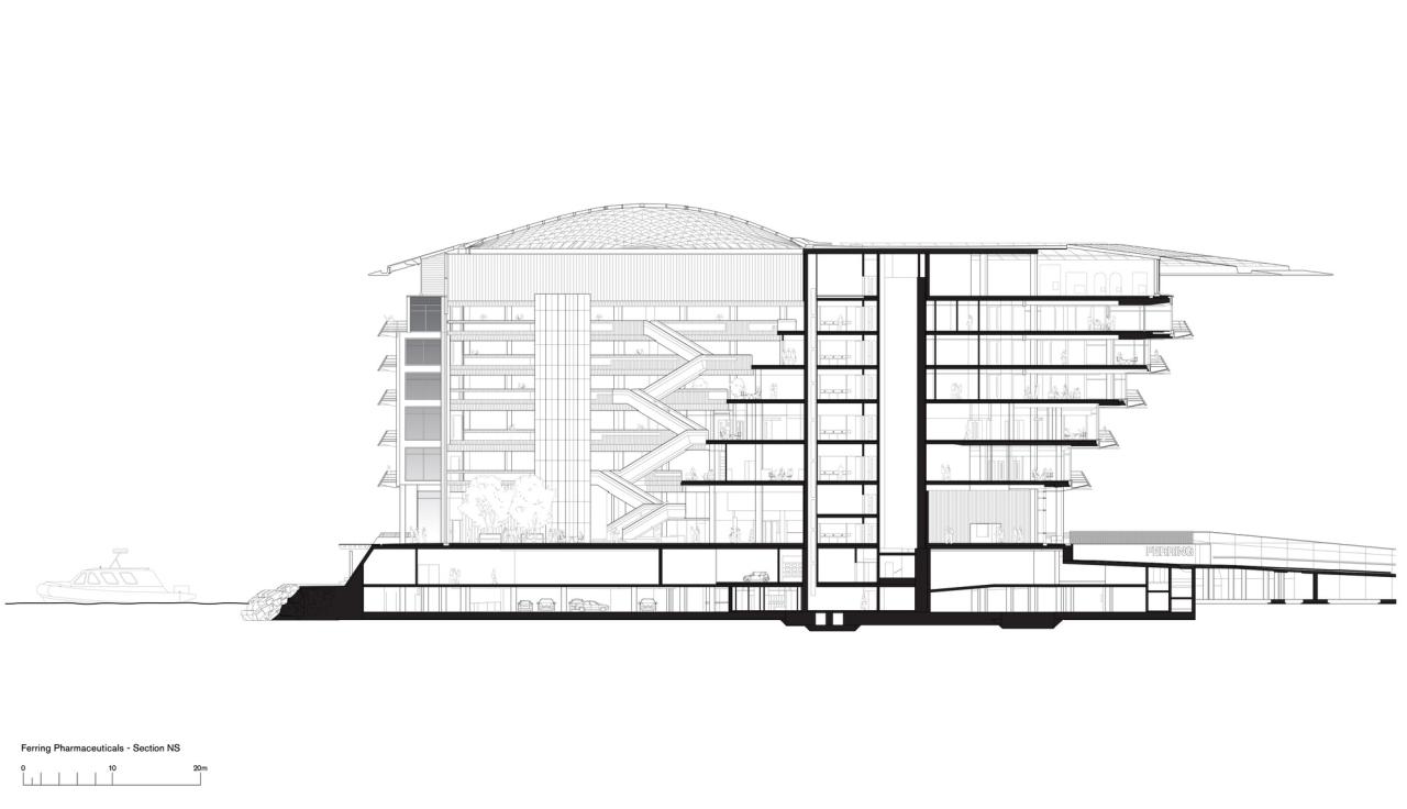 BIM建筑|辉凌制药总部 / Foster + Partners BIM建筑|辉凌制药总部 / Foster + Partners