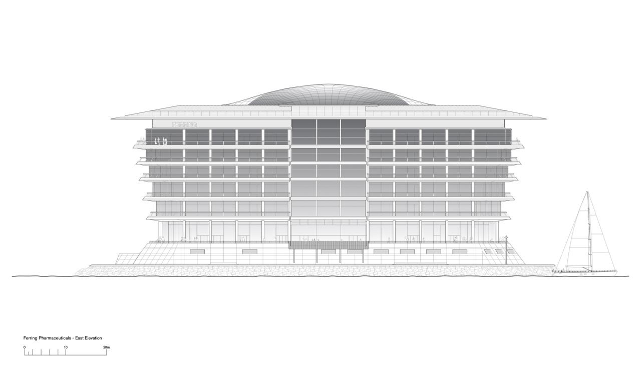 BIM建筑|辉凌制药总部 / Foster + Partners BIM建筑|辉凌制药总部 / Foster + Partners