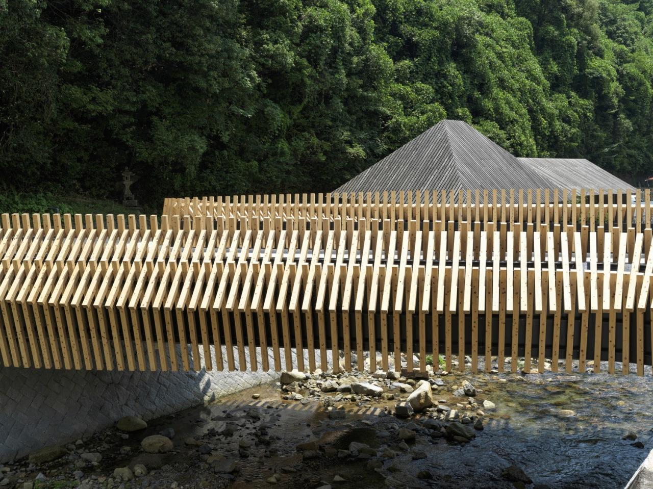 BIM建筑|传统木工技艺与现代计算科技相结合,久杉桥 / 隈研吾建筑都市设计事务所 BIM建筑|传统木工技艺与现代计算科技相结合,久杉桥 / 隈研吾建筑都市设计事务所