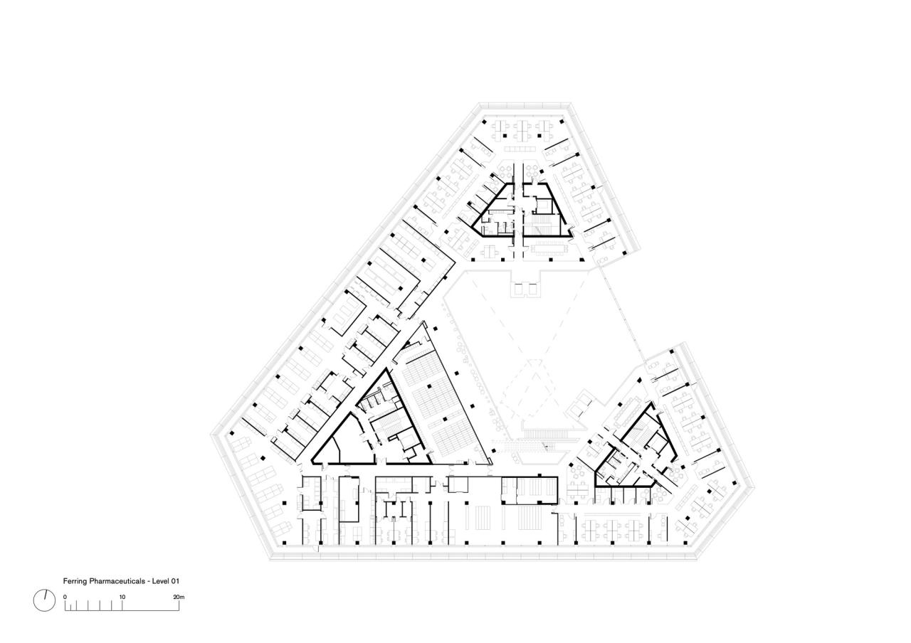 BIM建筑|辉凌制药总部 / Foster + Partners BIM建筑|辉凌制药总部 / Foster + Partners