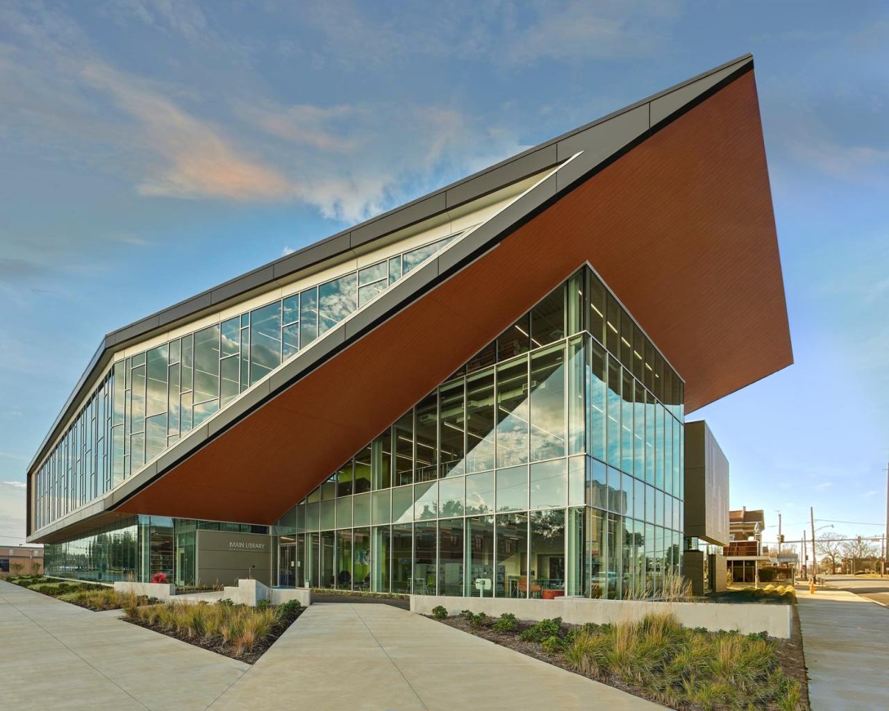BIM建筑|派恩布拉夫总图书馆 / Polk Stanley Wilcox Architects BIM建筑|派恩布拉夫总图书馆 / Polk Stanley Wilcox Architects