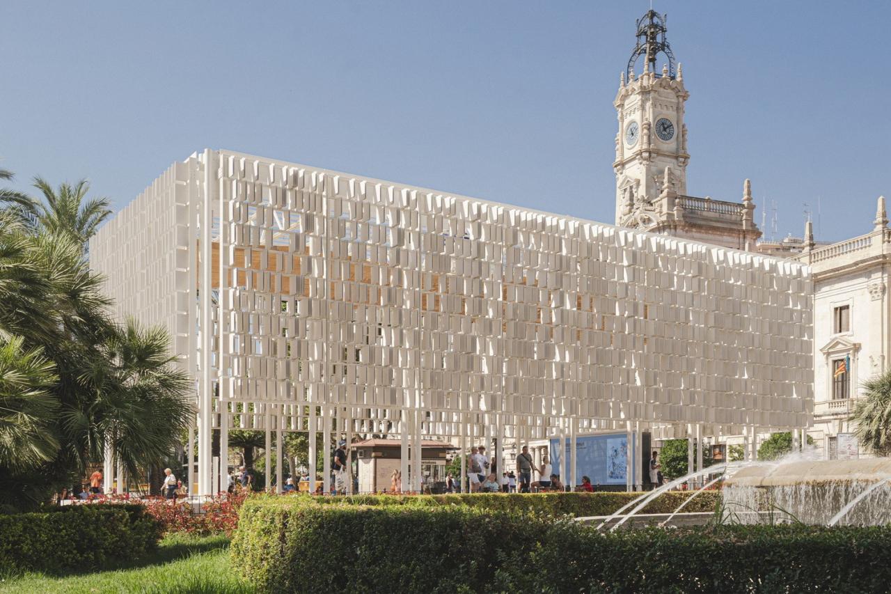 BIM建筑|可拆卸陶瓷结构,瓦伦西亚集市场馆 / Miguel Arraiz + Arqueha BIM建筑|可拆卸陶瓷结构,瓦伦西亚集市场馆 / Miguel Arraiz + Arqueha