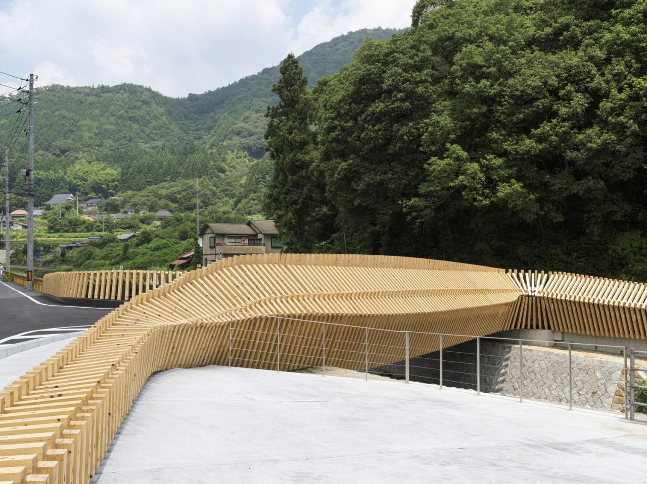 BIM建筑|传统木工技艺与现代计算科技相结合,久杉桥 / 隈研吾建筑都市设计事务所 BIM建筑|传统木工技艺与现代计算科技相结合,久杉桥 / 隈研吾建筑都市设计事务所