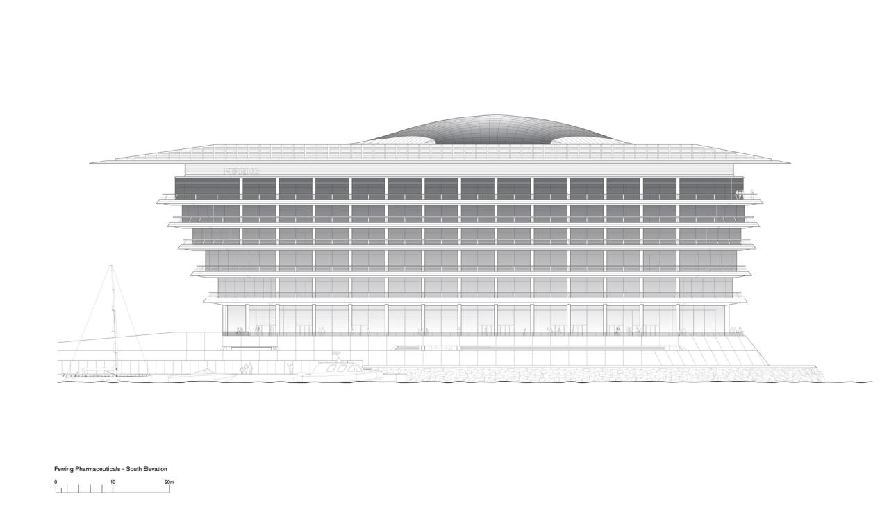 BIM建筑|辉凌制药总部 / Foster + Partners BIM建筑|辉凌制药总部 / Foster + Partners