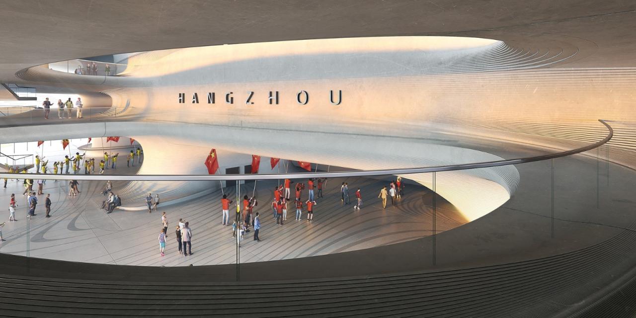 BIM建筑|层层百叶,扎哈事务所赢‘杭州未来科技文化中心国际体育中心’ BIM建筑|层层百叶,扎哈事务所赢‘杭州未来科技文化中心国际体育中心’