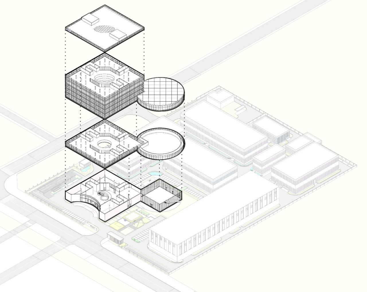BIM建筑|国方电子研发中心 / 平介设计,苏州大学建筑学院 BIM建筑|国方电子研发中心 / 平介设计,苏州大学建筑学院