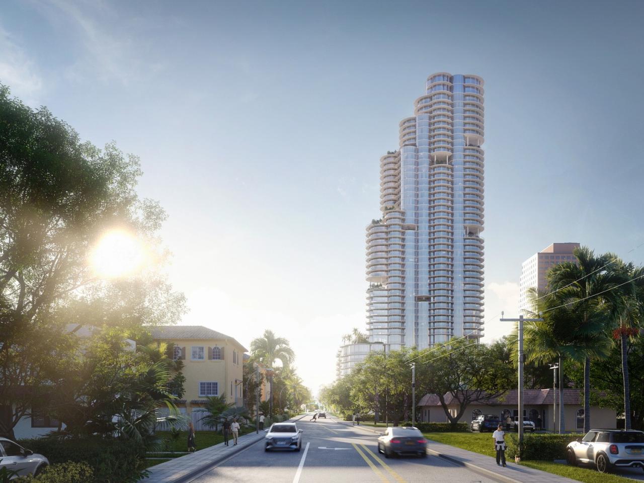 BIM建筑|堆叠圆柱,南佛罗里达综合塔楼方案 / ODA BIM建筑|堆叠圆柱,南佛罗里达综合塔楼方案 / ODA