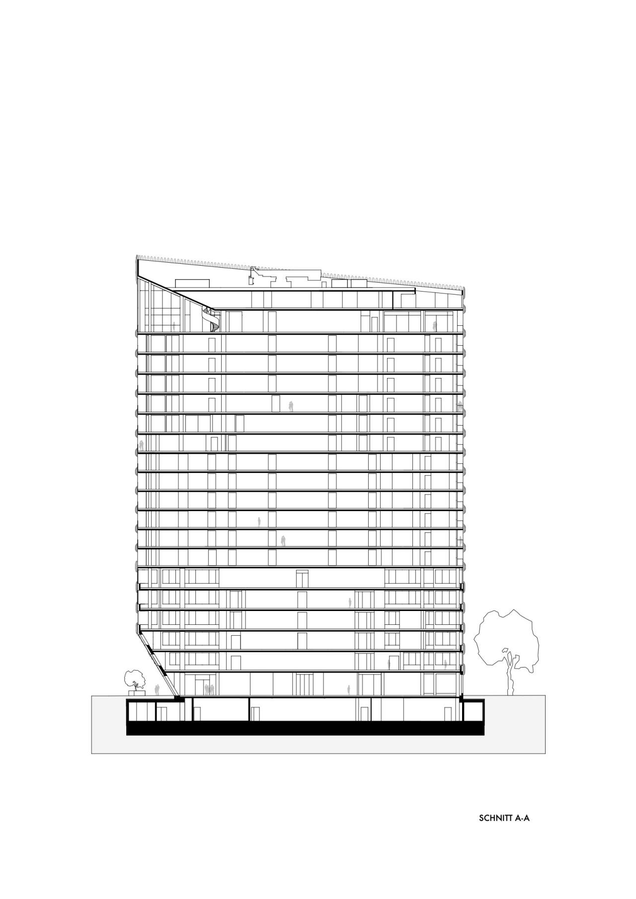 BIM建筑|RKM740“拉链” 塔楼 / J. Mayer H. Architects BIM建筑|RKM740“拉链” 塔楼 / J. Mayer H. Architects