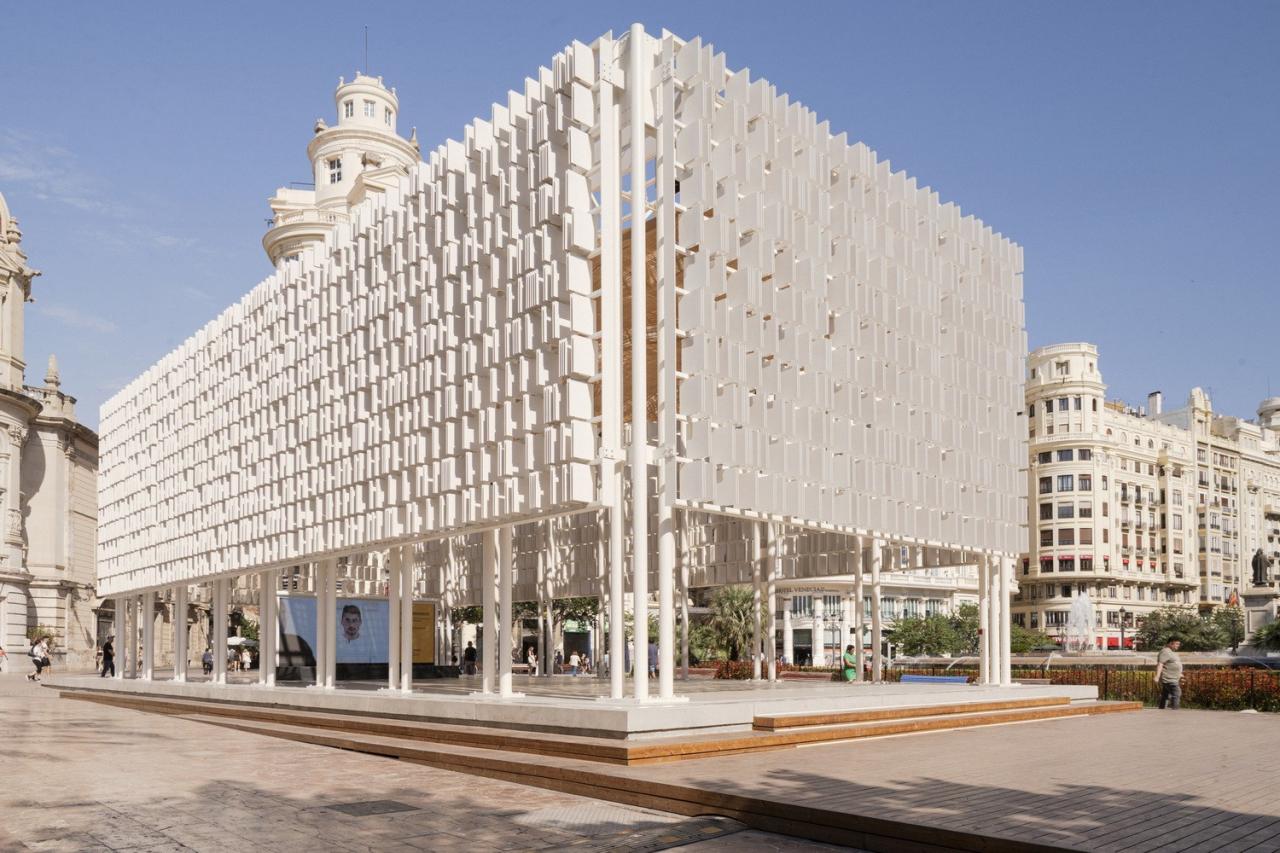 BIM建筑|可拆卸陶瓷结构,瓦伦西亚集市场馆 / Miguel Arraiz + Arqueha BIM建筑|可拆卸陶瓷结构,瓦伦西亚集市场馆 / Miguel Arraiz + Arqueha
