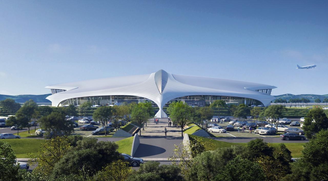 BIM建筑|“山中飞鸟”:浙江丽水机场设计 / 马岩松MAD BIM建筑|“山中飞鸟”:浙江丽水机场设计 / 马岩松MAD