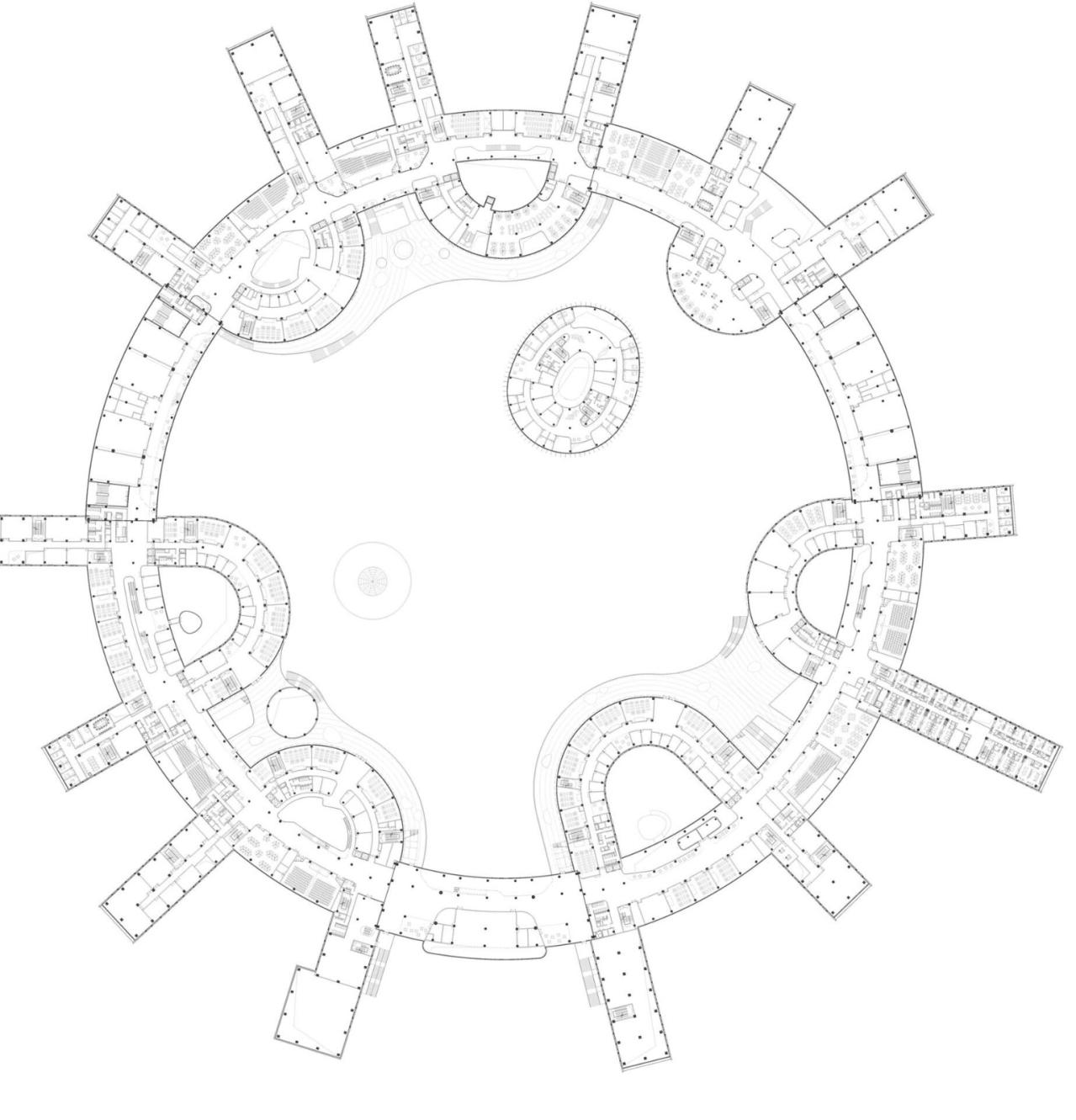 BIM建筑|西交利物浦大学太仓校区 / HPP Architects BIM建筑|西交利物浦大学太仓校区 / HPP Architects