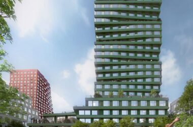 BIM建筑|甘工作室的釉面陶瓷摩天大楼开工-BIM建筑网