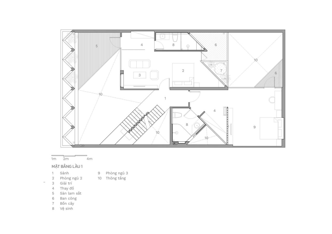 BIM建筑|三角形之家 / Khuon Studio BIM建筑|三角形之家 / Khuon Studio