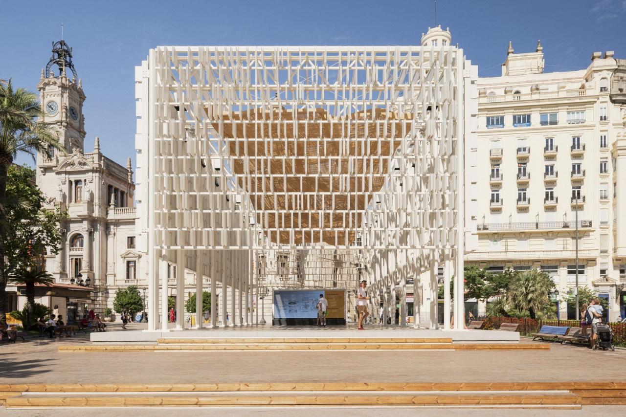 BIM建筑|可拆卸陶瓷结构,瓦伦西亚集市场馆 / Miguel Arraiz + Arqueha BIM建筑|可拆卸陶瓷结构,瓦伦西亚集市场馆 / Miguel Arraiz + Arqueha