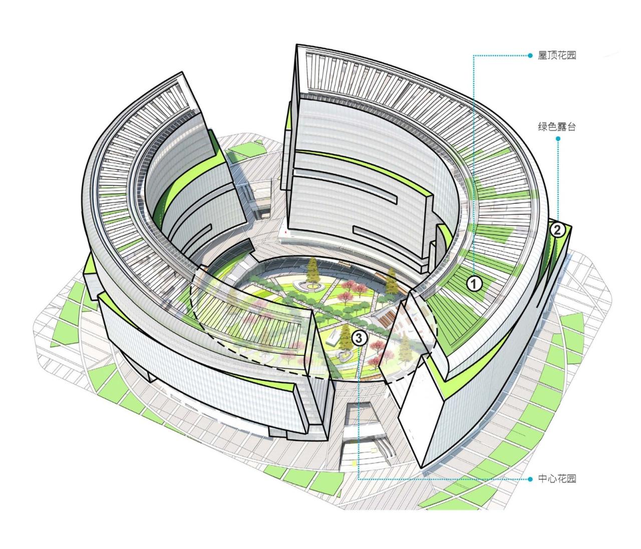 BIM建筑|成都高新创合中心 / LLA BIM建筑|成都高新创合中心 / LLA