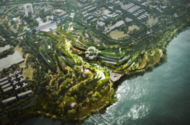 BIM建筑|延伸至岷江的‘峡谷建筑’,五粮·东方酒谷方案公布 / 奥雷·舍人-BIM建筑网