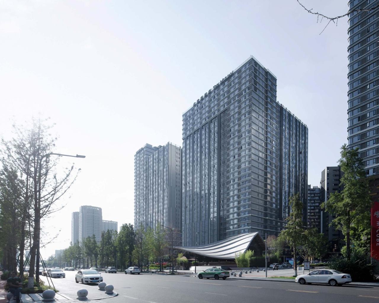 BIM建筑|交子大道木屋顶餐厅 / 致野建筑 BIM建筑|交子大道木屋顶餐厅 / 致野建筑