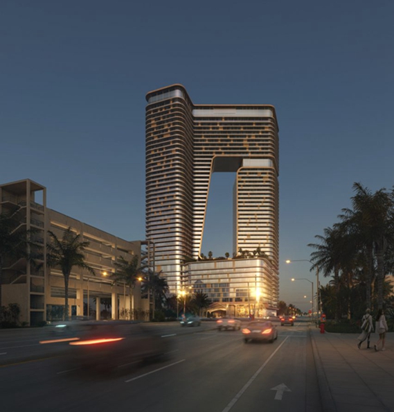 BIM建筑|奥达工作室设计用钢网包裹的锥形摩天大楼 BIM建筑|奥达工作室设计用钢网包裹的锥形摩天大楼