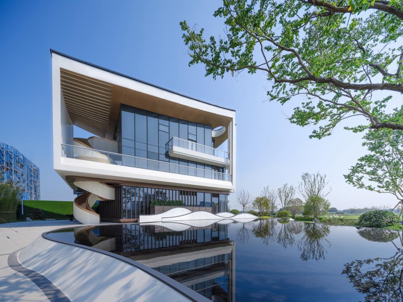 BIM建筑|长三角科大亨芯研究院:在长三角“原点”打造江南水乡式特色产业园 / 三益建筑 BIM建筑|长三角科大亨芯研究院:在长三角“原点”打造江南水乡式特色产业园 / 三益建筑