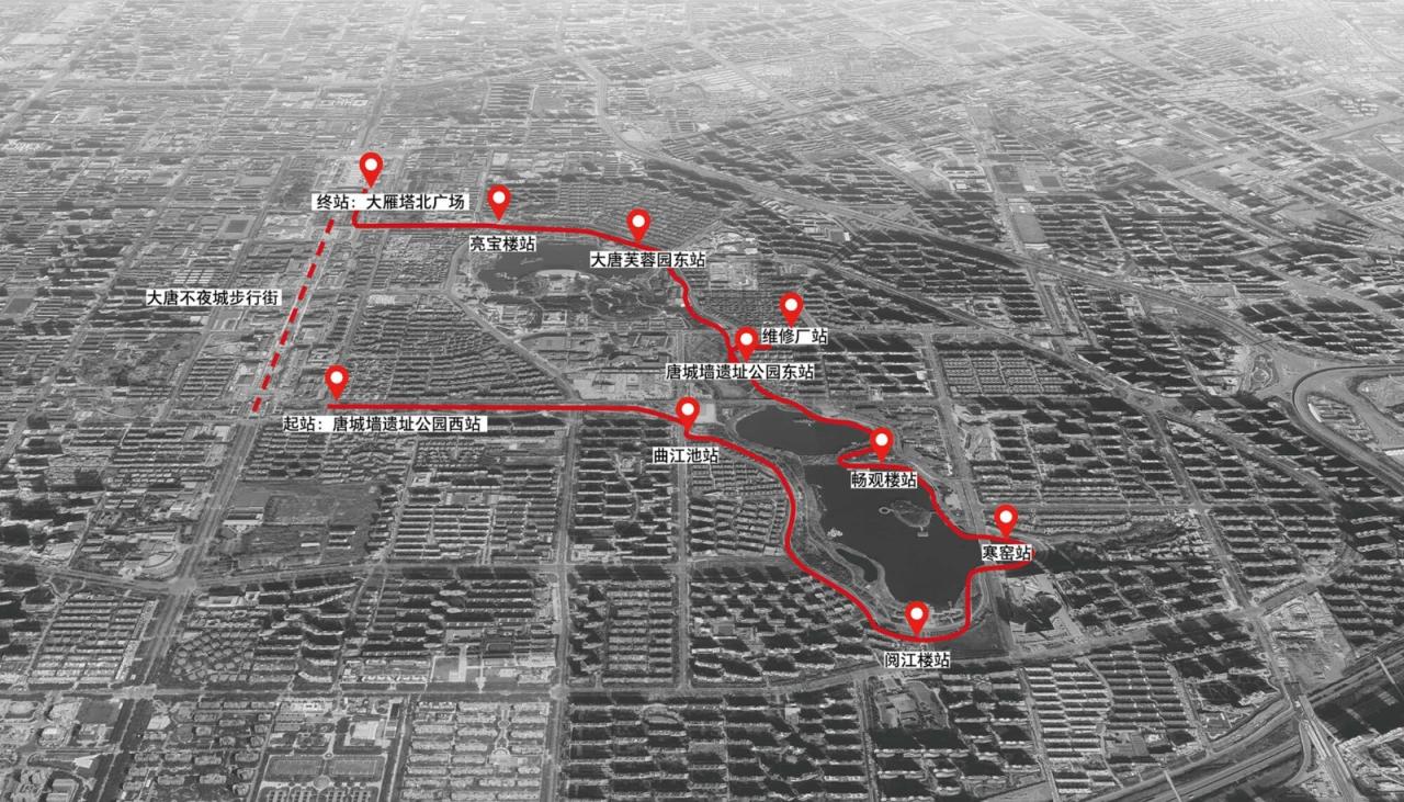 BIM建筑|曲江旅游观光轻轨站点改造提升 / 上海秉仁建筑师事务所 BIM建筑|曲江旅游观光轻轨站点改造提升 / 上海秉仁建筑师事务所