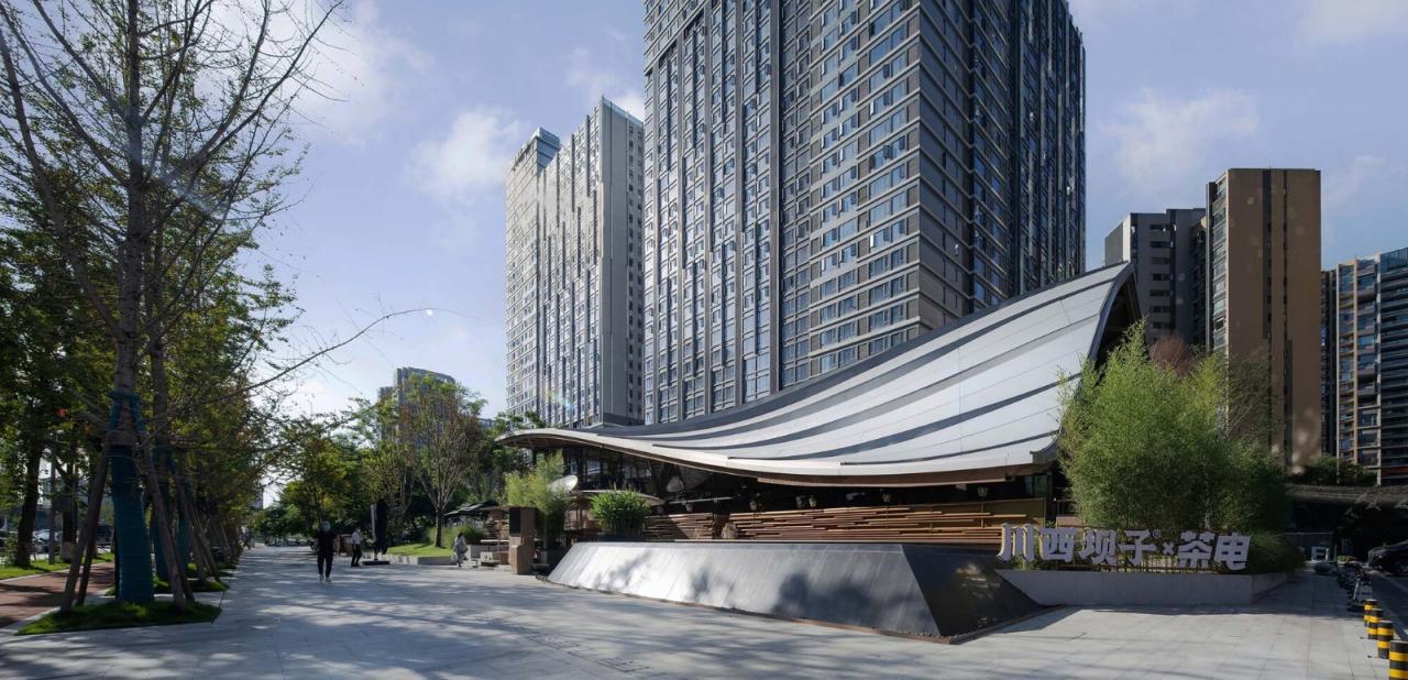 BIM建筑|交子大道木屋顶餐厅 / 致野建筑 BIM建筑|交子大道木屋顶餐厅 / 致野建筑