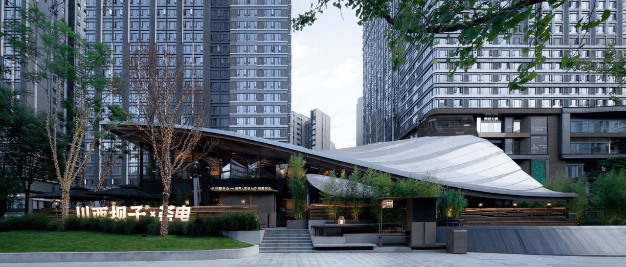 BIM建筑|交子大道木屋顶餐厅 / 致野建筑 BIM建筑|交子大道木屋顶餐厅 / 致野建筑