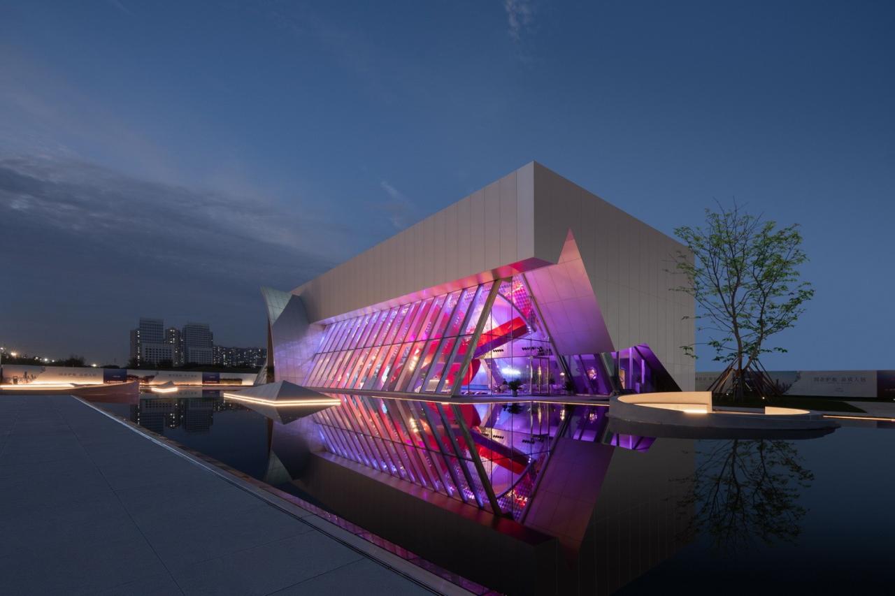 BIM建筑|西安泾河新城崇文郎樾展示中心 / aoe事建组 BIM建筑|西安泾河新城崇文郎樾展示中心 / aoe事建组