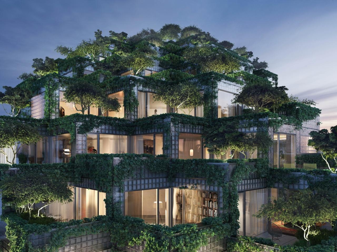 BIM建筑|明星的私人住宅:「多伦多一号公馆」顶层豪宅 / BIG BIM建筑|明星的私人住宅:「多伦多一号公馆」顶层豪宅 / BIG