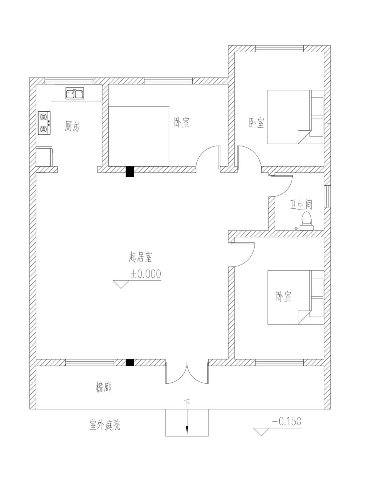 BIM建筑|渭南·巴邑村玻璃砖房 / 西安建筑科技大学设计研究总院 BIM建筑|渭南·巴邑村玻璃砖房 / 西安建筑科技大学设计研究总院