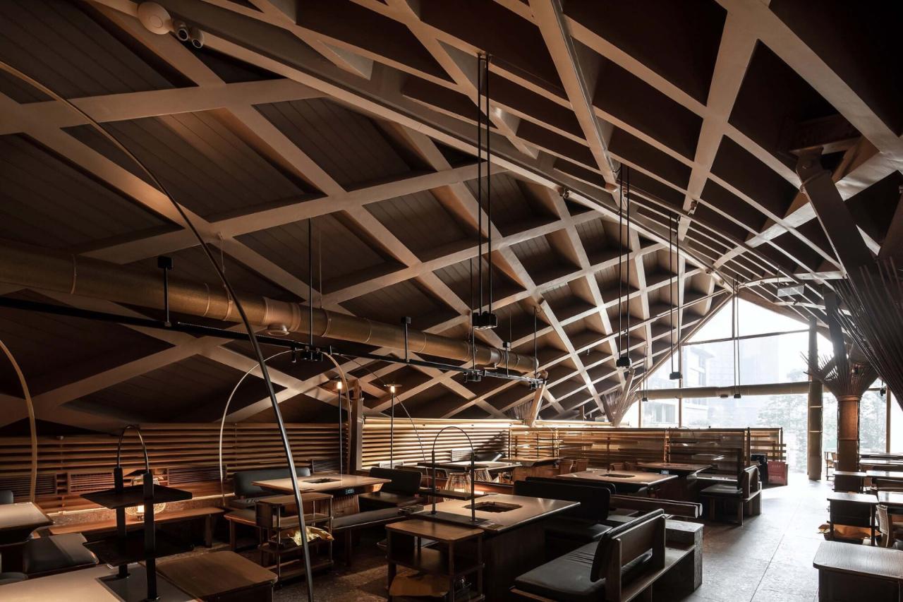 BIM建筑|交子大道木屋顶餐厅 / 致野建筑 BIM建筑|交子大道木屋顶餐厅 / 致野建筑