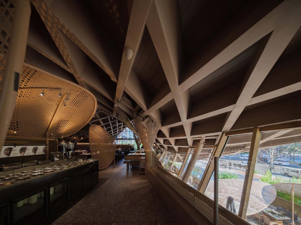 BIM建筑|交子大道木屋顶餐厅 / 致野建筑 BIM建筑|交子大道木屋顶餐厅 / 致野建筑
