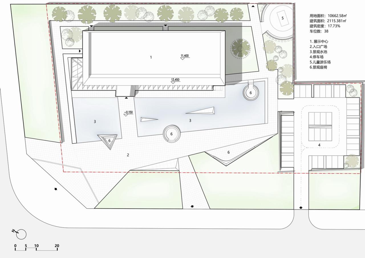 BIM建筑|西安泾河新城崇文郎樾展示中心 / aoe事建组 BIM建筑|西安泾河新城崇文郎樾展示中心 / aoe事建组