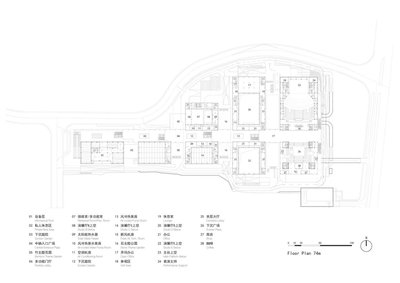 BIM建筑|湖南广播电视台节目生产基地 / HPP 建筑事务所 BIM建筑|湖南广播电视台节目生产基地 / HPP 建筑事务所