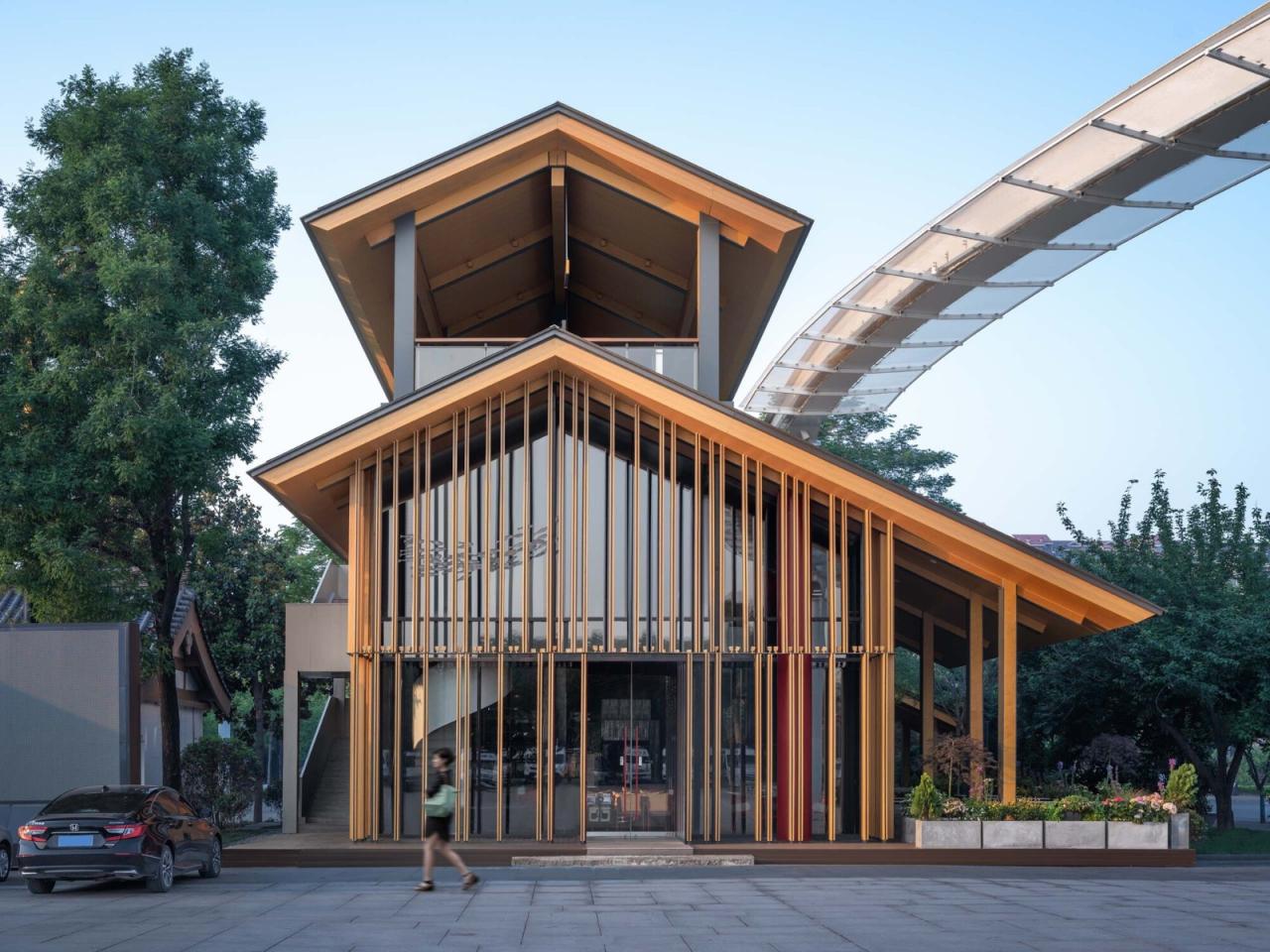BIM建筑|曲江旅游观光轻轨站点改造提升 / 上海秉仁建筑师事务所 BIM建筑|曲江旅游观光轻轨站点改造提升 / 上海秉仁建筑师事务所