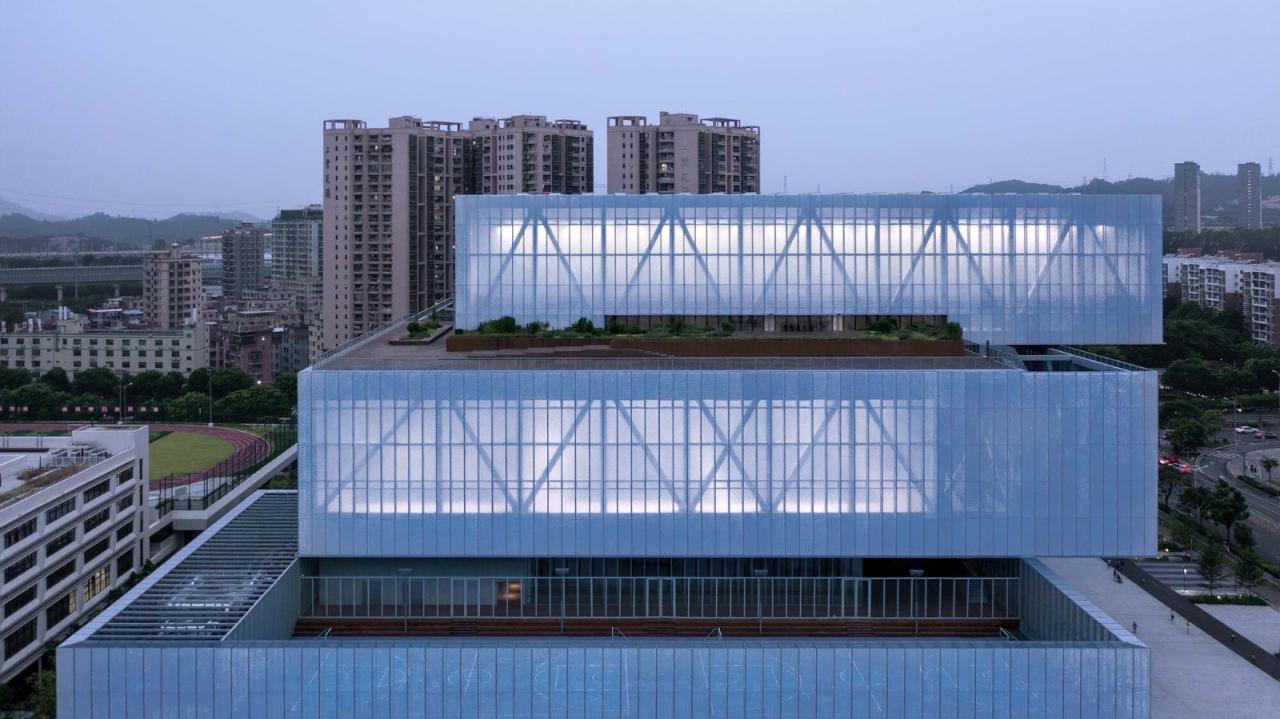BIM建筑|深圳简上体育综合体 / 悉地国际 BIM建筑|深圳简上体育综合体 / 悉地国际