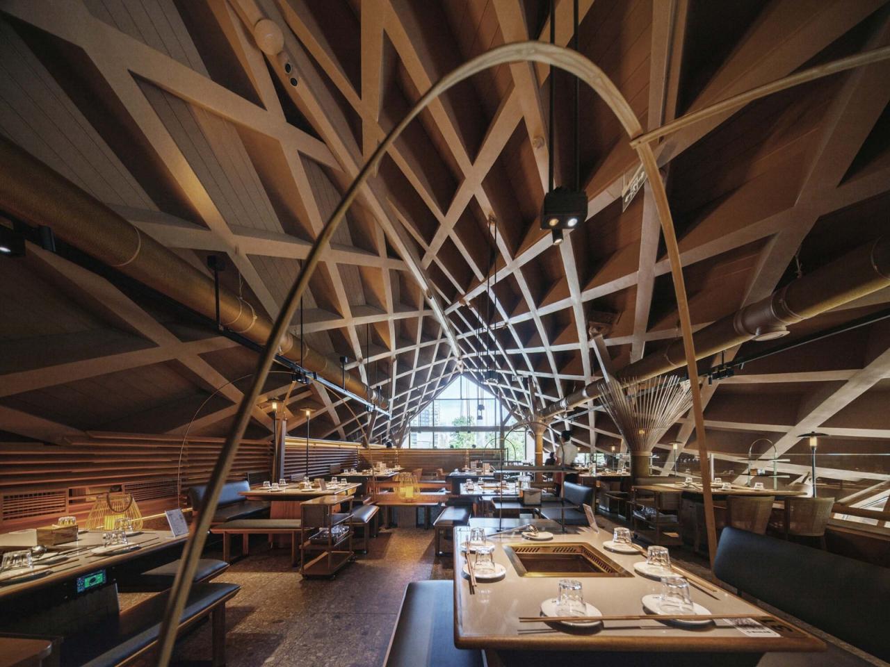 BIM建筑|交子大道木屋顶餐厅 / 致野建筑 BIM建筑|交子大道木屋顶餐厅 / 致野建筑