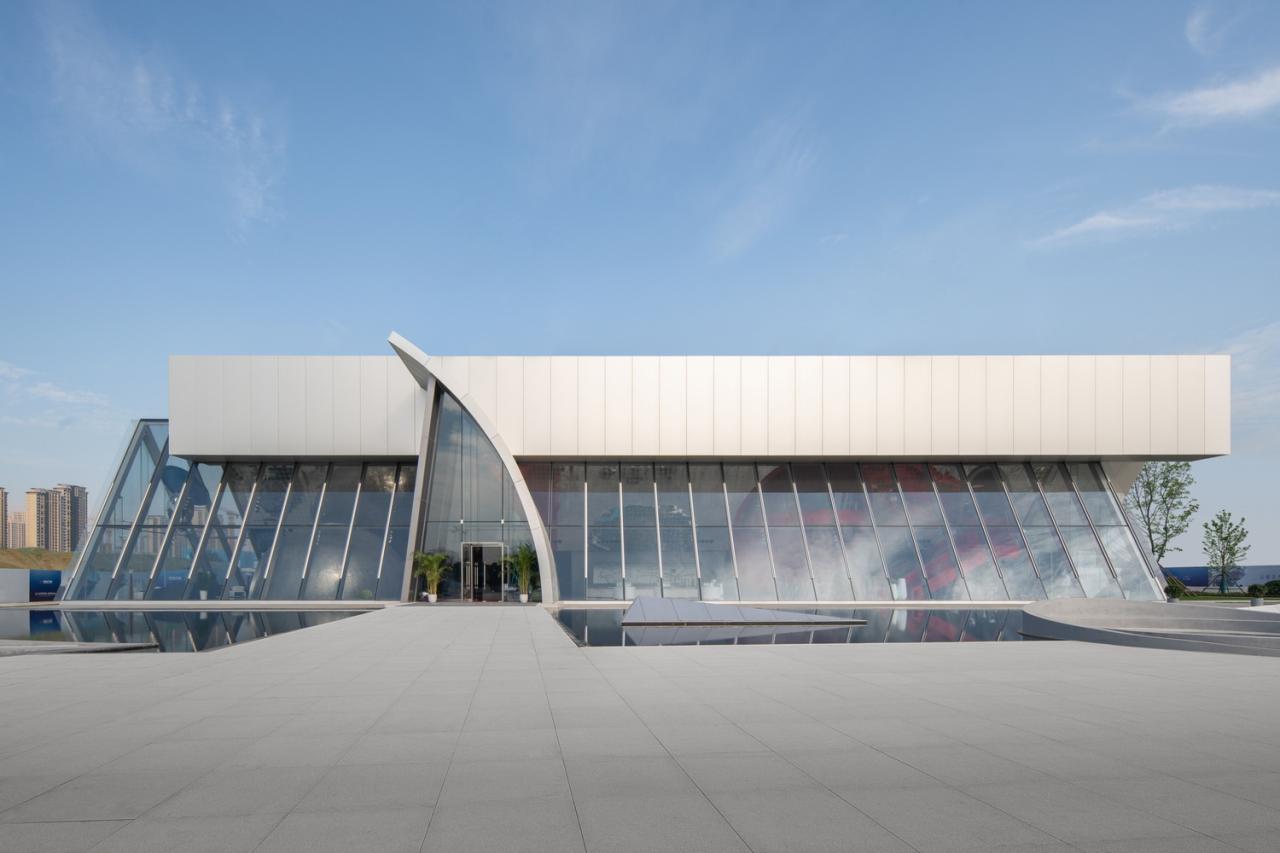 BIM建筑|西安泾河新城崇文郎樾展示中心 / aoe事建组 BIM建筑|西安泾河新城崇文郎樾展示中心 / aoe事建组