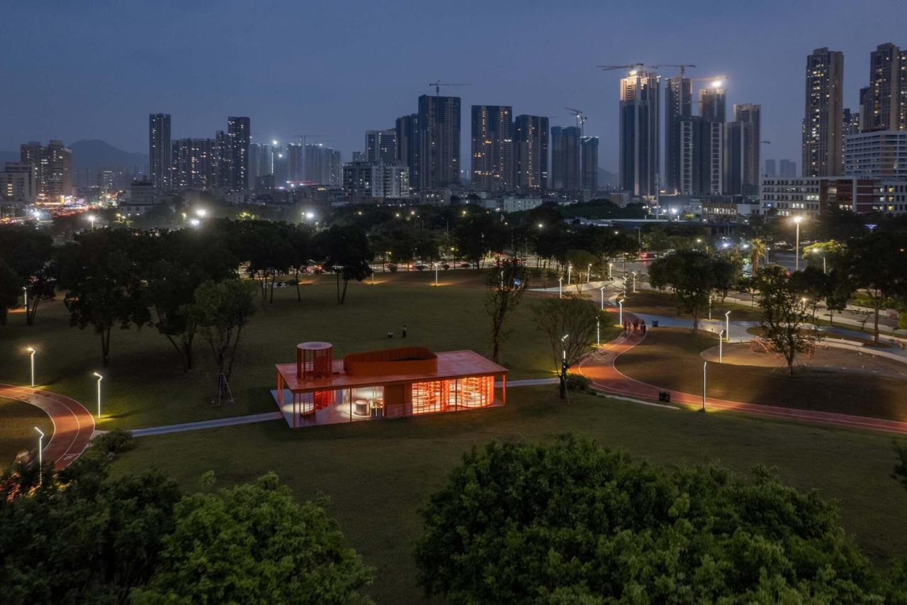BIM建筑|深圳坪山中心公园大草坪城市书房 / 厘米制造 BIM建筑|深圳坪山中心公园大草坪城市书房 / 厘米制造