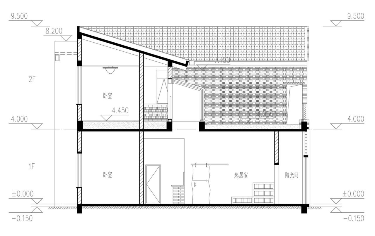 BIM建筑|渭南·巴邑村玻璃砖房 / 西安建筑科技大学设计研究总院 BIM建筑|渭南·巴邑村玻璃砖房 / 西安建筑科技大学设计研究总院