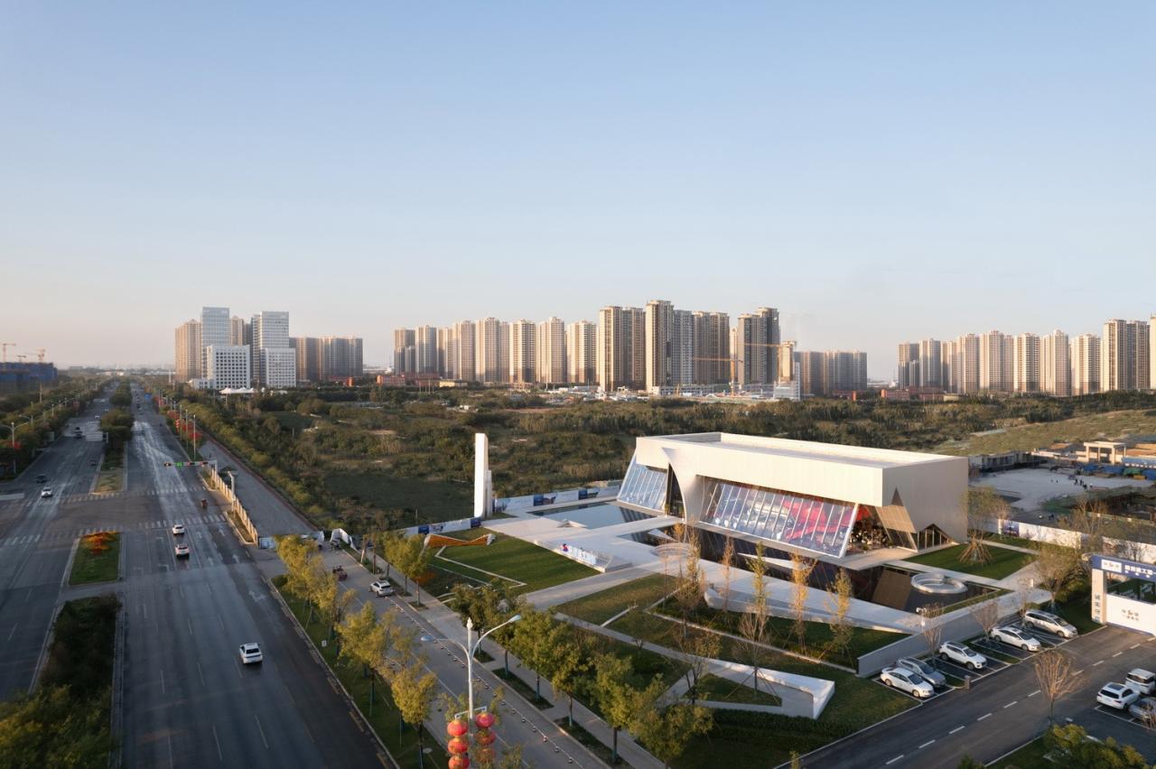 BIM建筑|西安泾河新城崇文郎樾展示中心 / aoe事建组 BIM建筑|西安泾河新城崇文郎樾展示中心 / aoe事建组