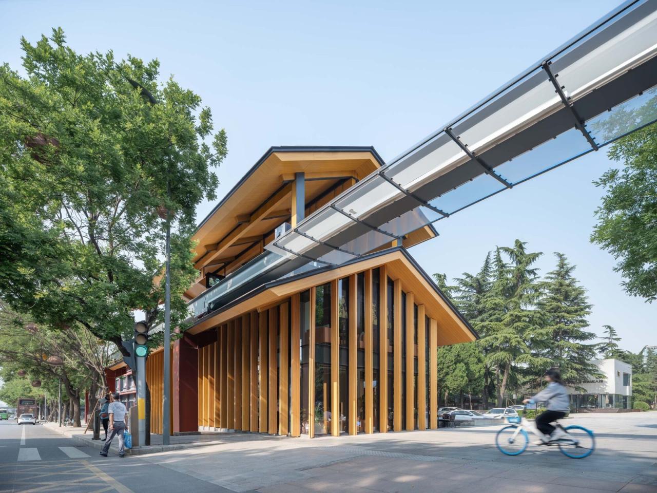 BIM建筑|曲江旅游观光轻轨站点改造提升 / 上海秉仁建筑师事务所 BIM建筑|曲江旅游观光轻轨站点改造提升 / 上海秉仁建筑师事务所