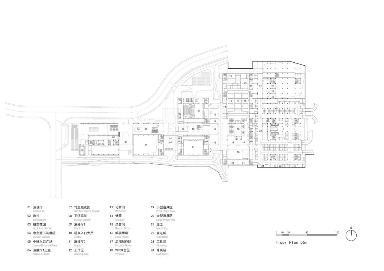 BIM建筑|湖南广播电视台节目生产基地 / HPP 建筑事务所 BIM建筑|湖南广播电视台节目生产基地 / HPP 建筑事务所