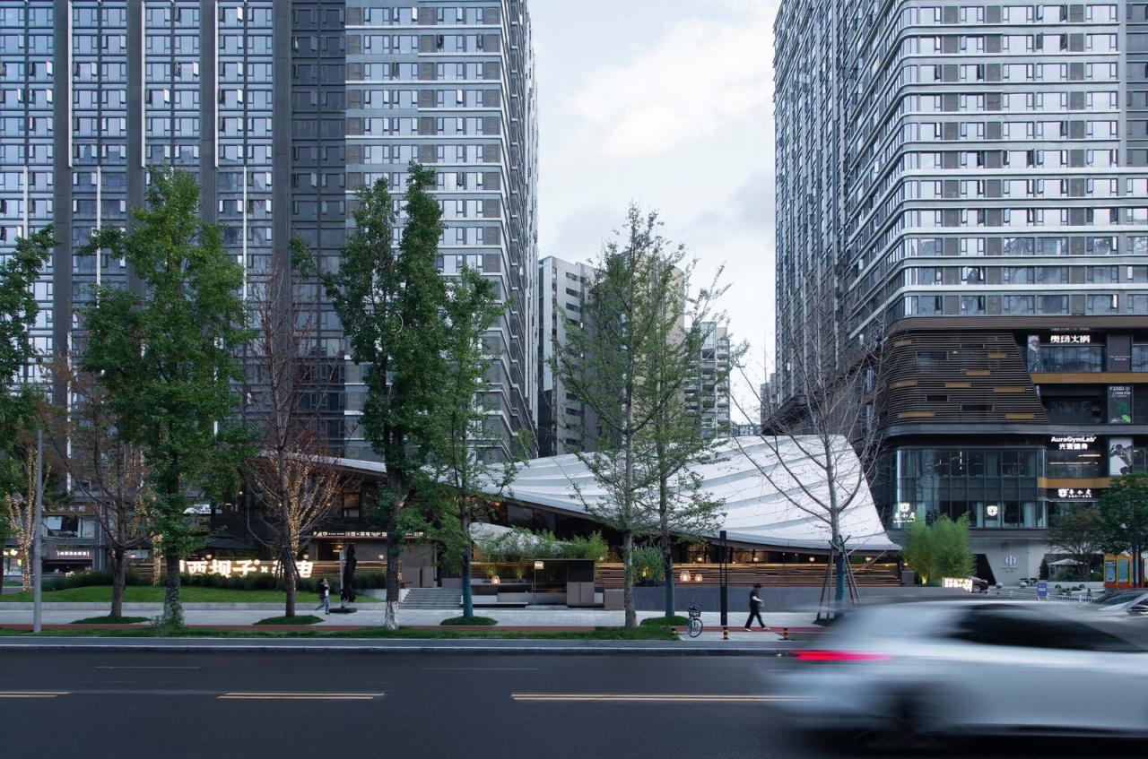 BIM建筑|交子大道木屋顶餐厅 / 致野建筑 BIM建筑|交子大道木屋顶餐厅 / 致野建筑