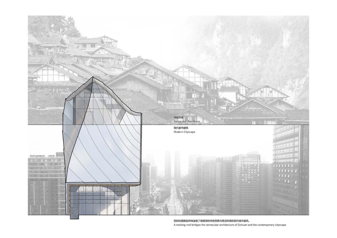 BIM建筑|交子大道木屋顶餐厅 / 致野建筑 BIM建筑|交子大道木屋顶餐厅 / 致野建筑