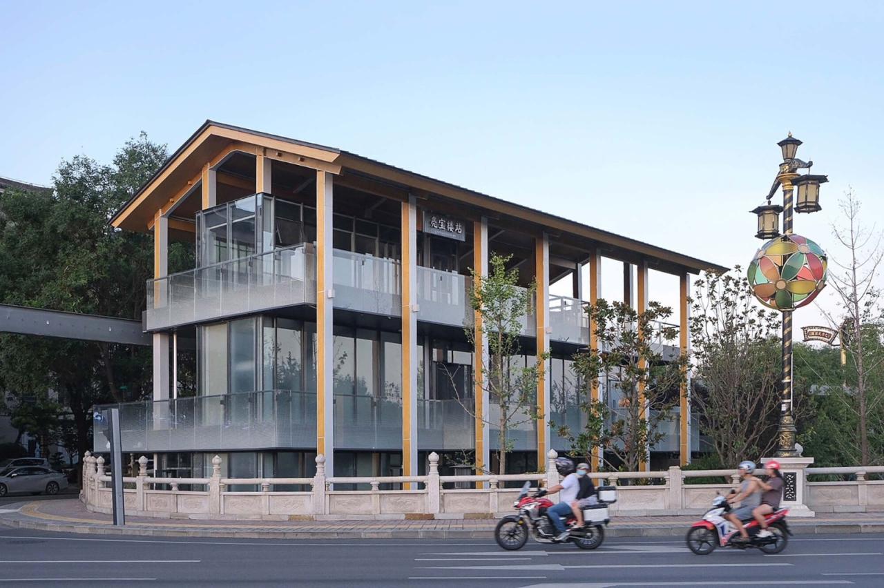 BIM建筑|曲江旅游观光轻轨站点改造提升 / 上海秉仁建筑师事务所 BIM建筑|曲江旅游观光轻轨站点改造提升 / 上海秉仁建筑师事务所