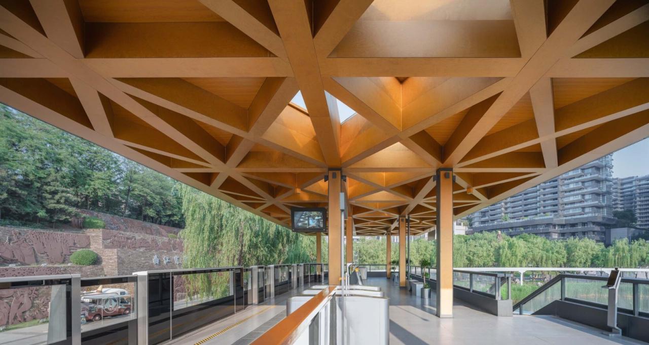 BIM建筑|曲江旅游观光轻轨站点改造提升 / 上海秉仁建筑师事务所 BIM建筑|曲江旅游观光轻轨站点改造提升 / 上海秉仁建筑师事务所