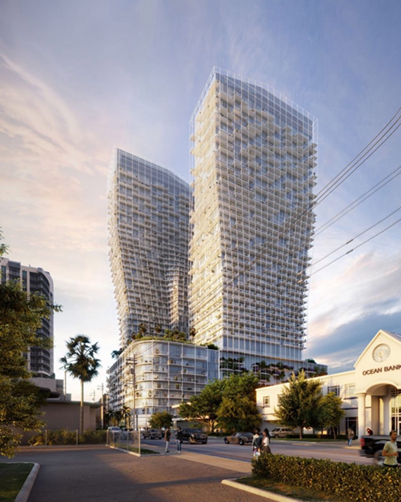 BIM建筑|奥达工作室设计用钢网包裹的锥形摩天大楼 BIM建筑|奥达工作室设计用钢网包裹的锥形摩天大楼